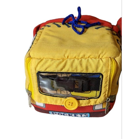 Vintage Pockets of Learning Jeep Play Set Soft Fabric Missing Tires - Picture 7 of 8